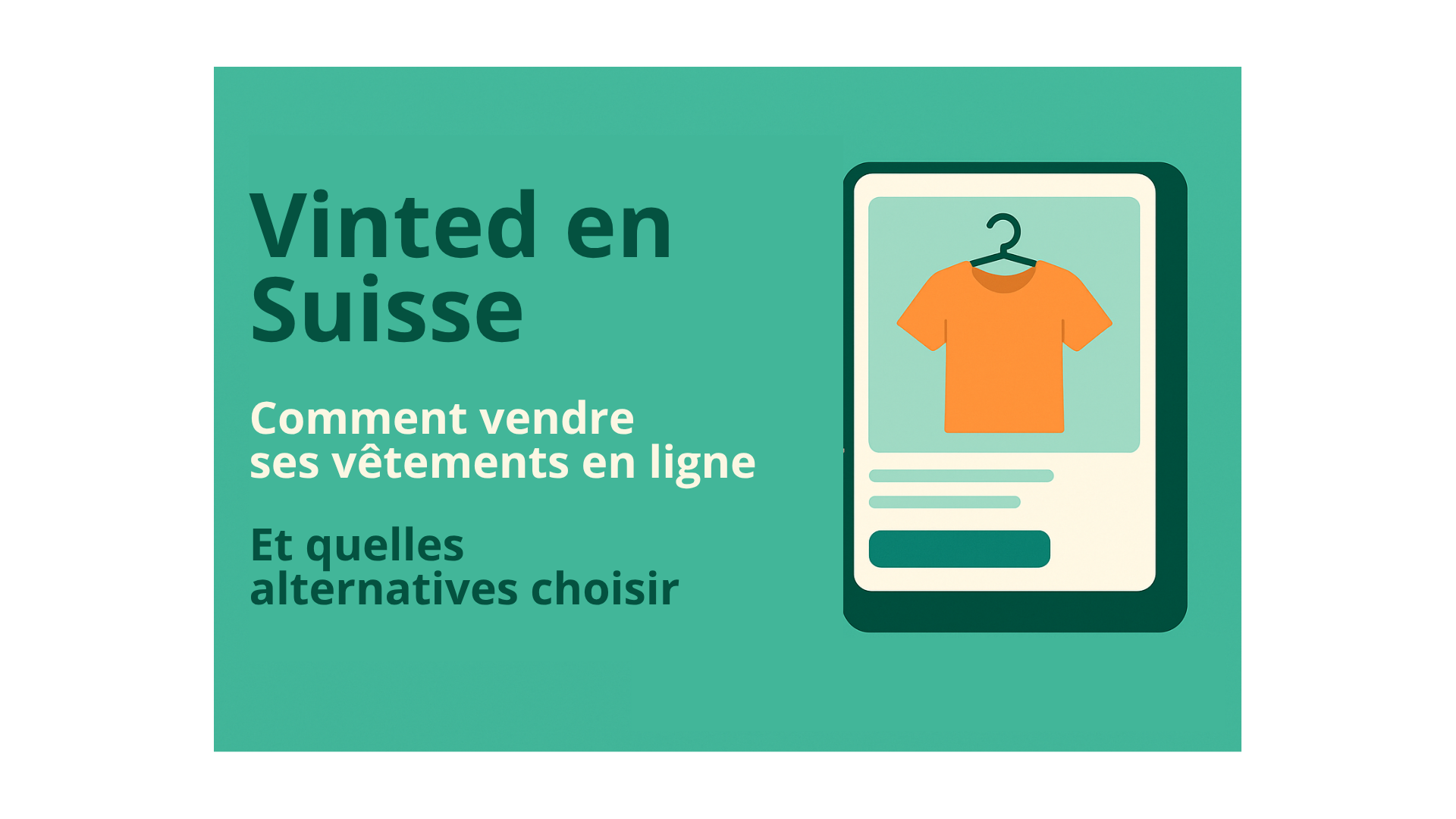 Vinted en Suisse : comment vendre ses vêtements en ligne (et quelles alternatives choisir)