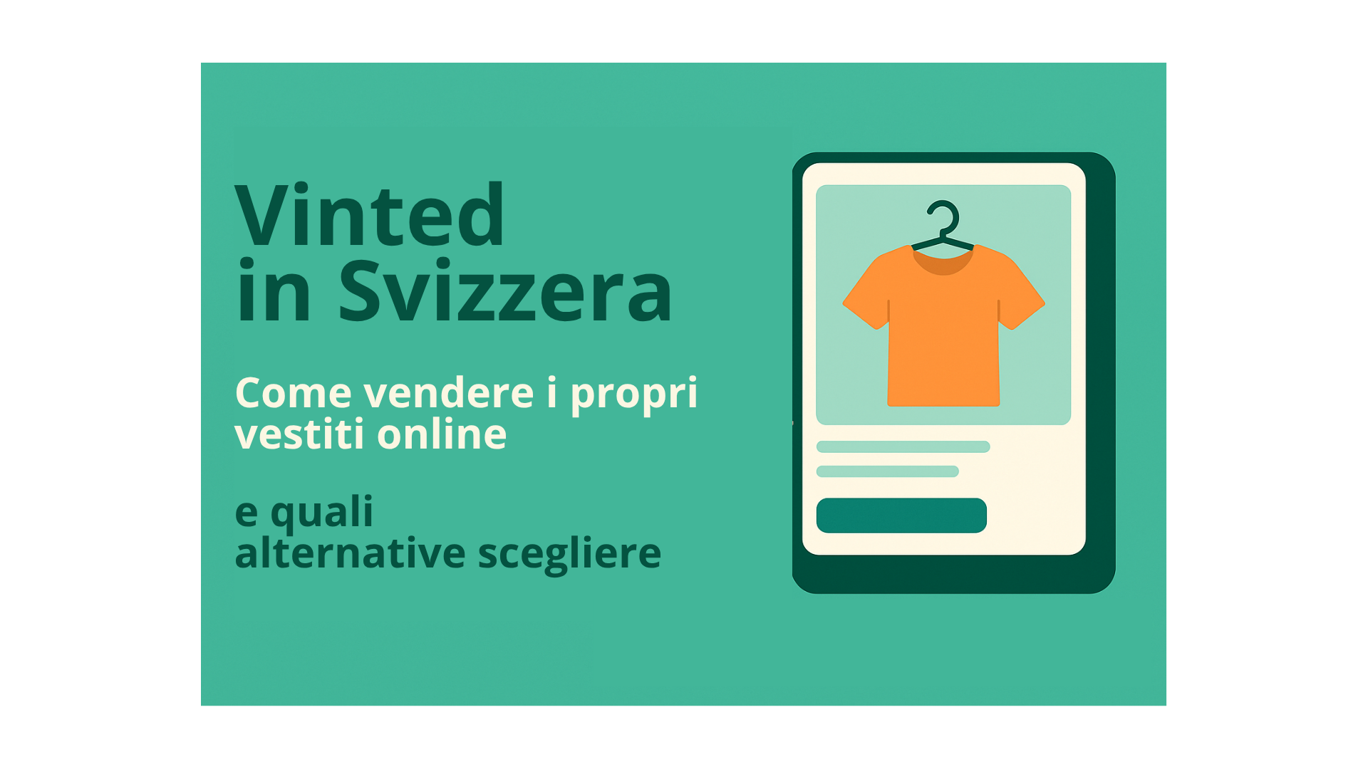 Vinted in Svizzera – Come vendere i propri vestiti online e quali alternative scegliere